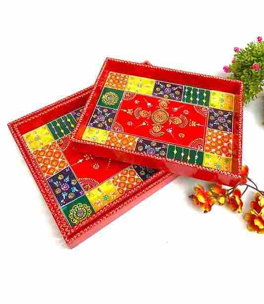 Handicraft Decorative Wooden Tray